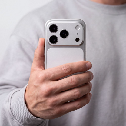 Προστατευτικό πλαίσιο πίσω κάμερας Tech-Protect Camalloy Fit+ για Apple iPhone 18 Pro Max, αλουμίνιο, ασημί.