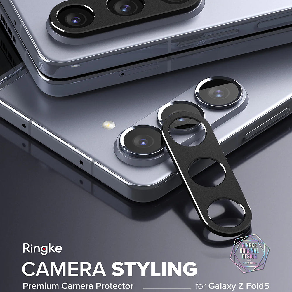 Πλαίσιο προστασίας Κάμερας Πίσω Ringke Styling για Samsung Galaxy Z Fold5 F946, Αλουμίνιο, Μαύρο