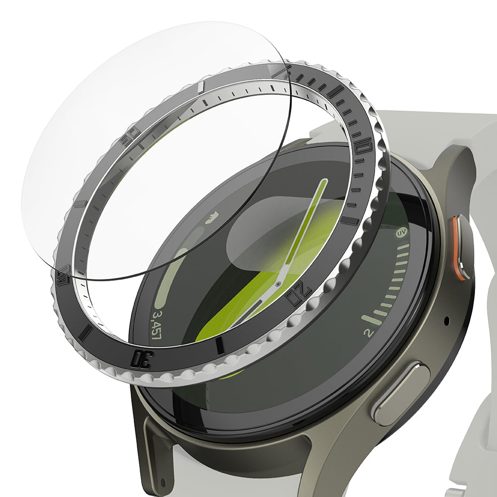 Πλαίσιο Προστασίας Ringke Premium Styling για Samsung Galaxy Watch7 44mm, Μοντέλο 3, Μαύρο