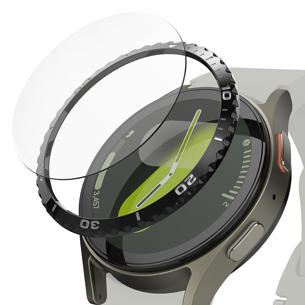 Πλαίσιο Προστασίας Ringke Styling για Samsung Galaxy Watch7 40mm, Μοντέλο 6, Μαύρο