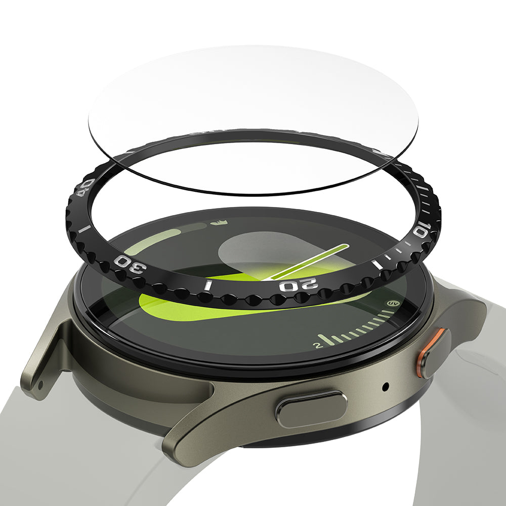 Πλαίσιο Προστασίας Ringke Styling για Samsung Galaxy Watch7 40mm, Μοντέλο 6, Μαύρο