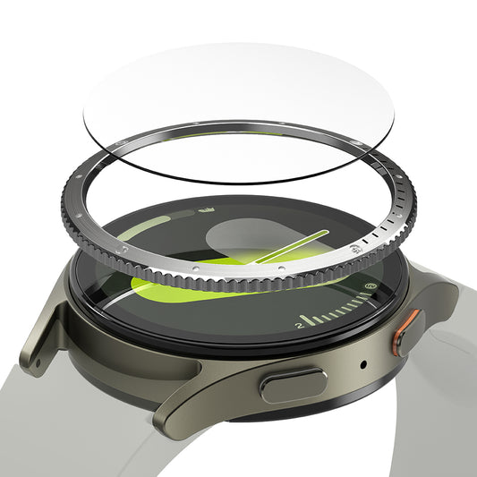Πλαίσιο Προστασίας Ringke Styling για Samsung Galaxy Watch7 40mm, Μοντέλο 7, Ασημί