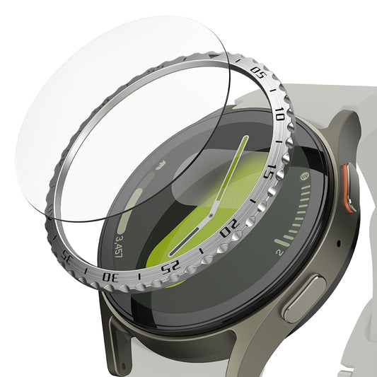 Πλαίσιο Προστασίας Ringke Styling για Samsung Galaxy Watch7 44mm, Μοντέλο 5, Ασημί