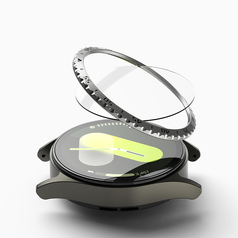 Πλαίσιο Προστασίας Ringke Styling για Samsung Galaxy Watch7 44mm, Μοντέλο 5, Ασημί