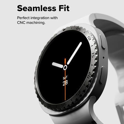 Πλαίσιο Προστασίας Ringke Inner Styling για Samsung Galaxy Watch8 Classic, Ασημί