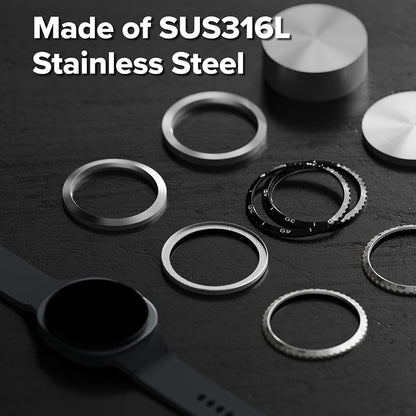 Πλαίσιο Προστασίας Ringke Inner Styling για Samsung Galaxy Watch8 Classic, Ασημί