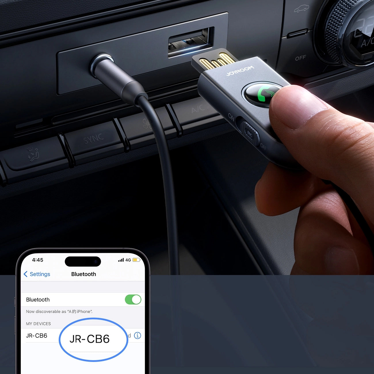 Joyroom JR-CB6 Bluetooth Receiver