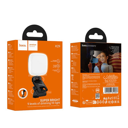 Selfie Light HOCO K29, Παγκόσμιο, Μαύρο