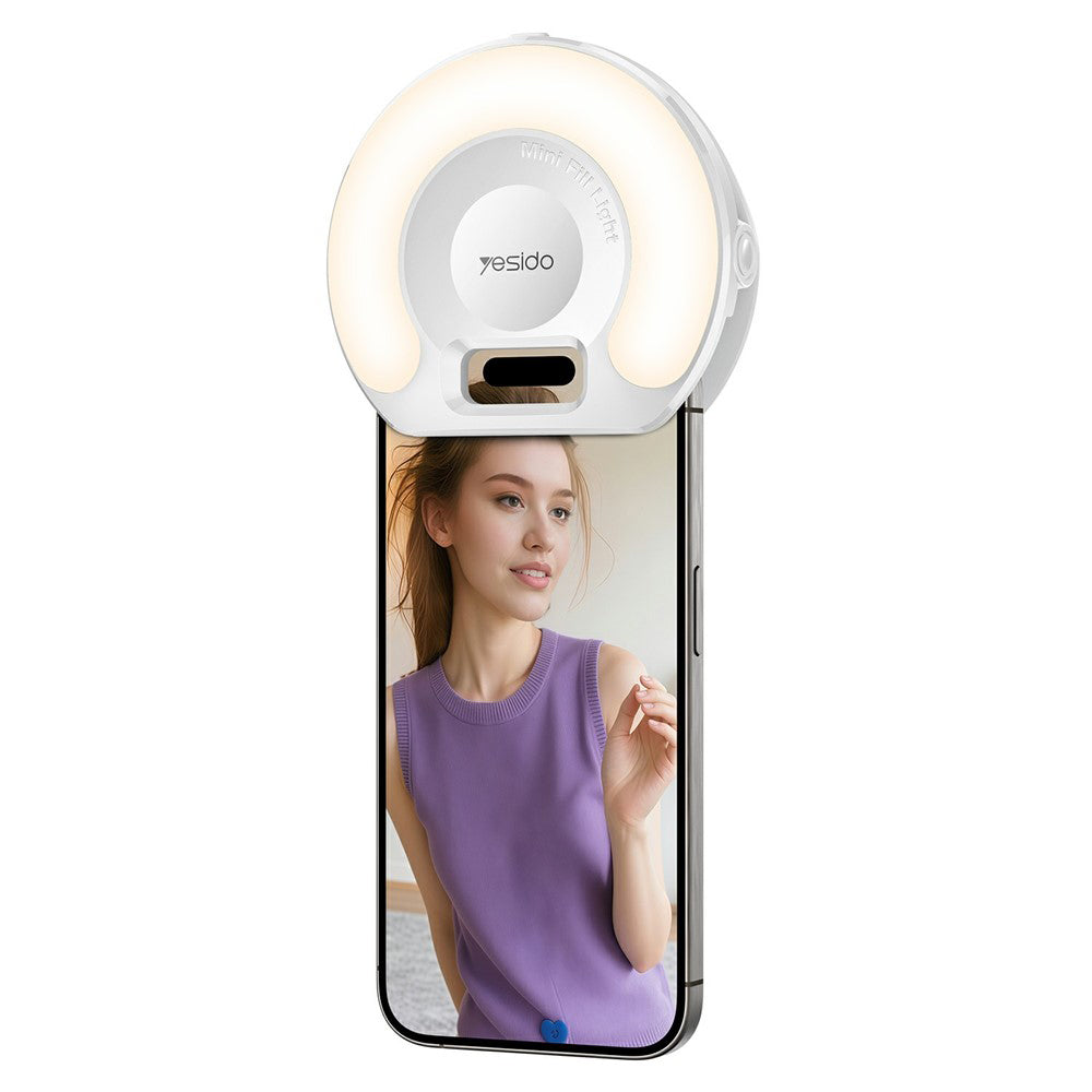 Selfie Light Yesido DH13, Universal, Λευκό
