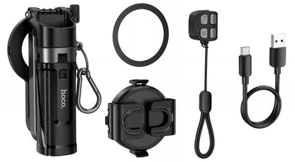 Selfie Stick Bluetooth HOCO K27 Pro, Παγκόσμιος, Μαύρο