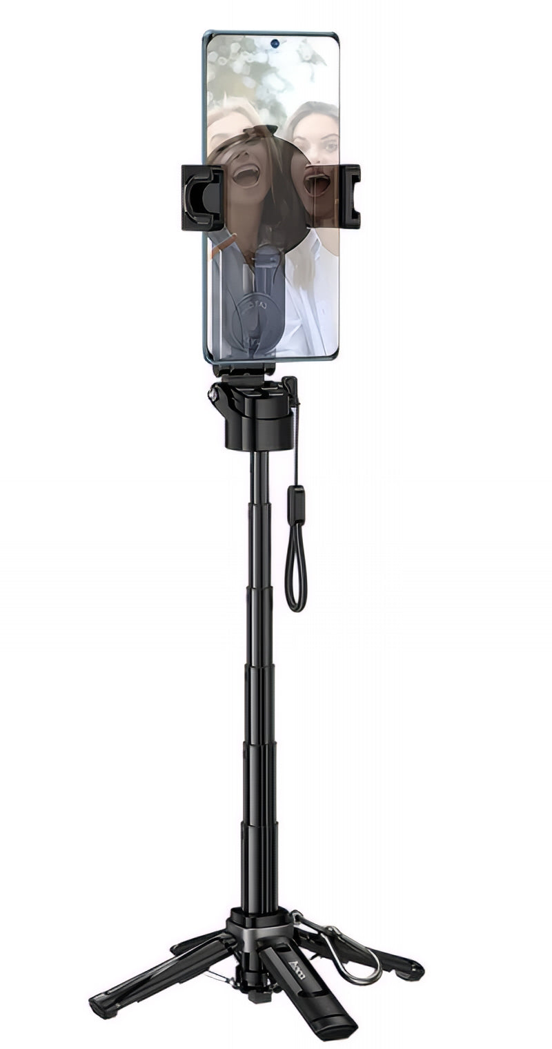 Selfie Stick Bluetooth HOCO K27 Pro, Παγκόσμιος, Μαύρο