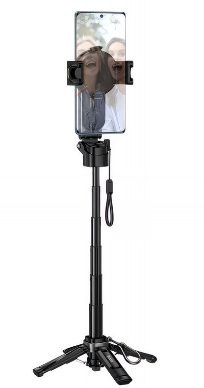 Selfie Stick Bluetooth HOCO K27 Pro, Παγκόσμιος, Μαύρο