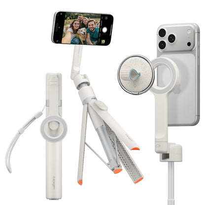 Selfie Stick Bluetooth Spigen S582W, Universal, Μπεζ AMP11373