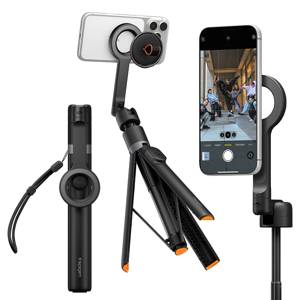 Selfie Stick Bluetooth Spigen S582W, Universal, Μαύρο AMP11372