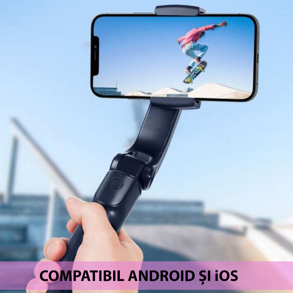 Gimbal Σταθεροποιητής Spigen S610W Gimbal, Παγκόσμιος, Μαύρο