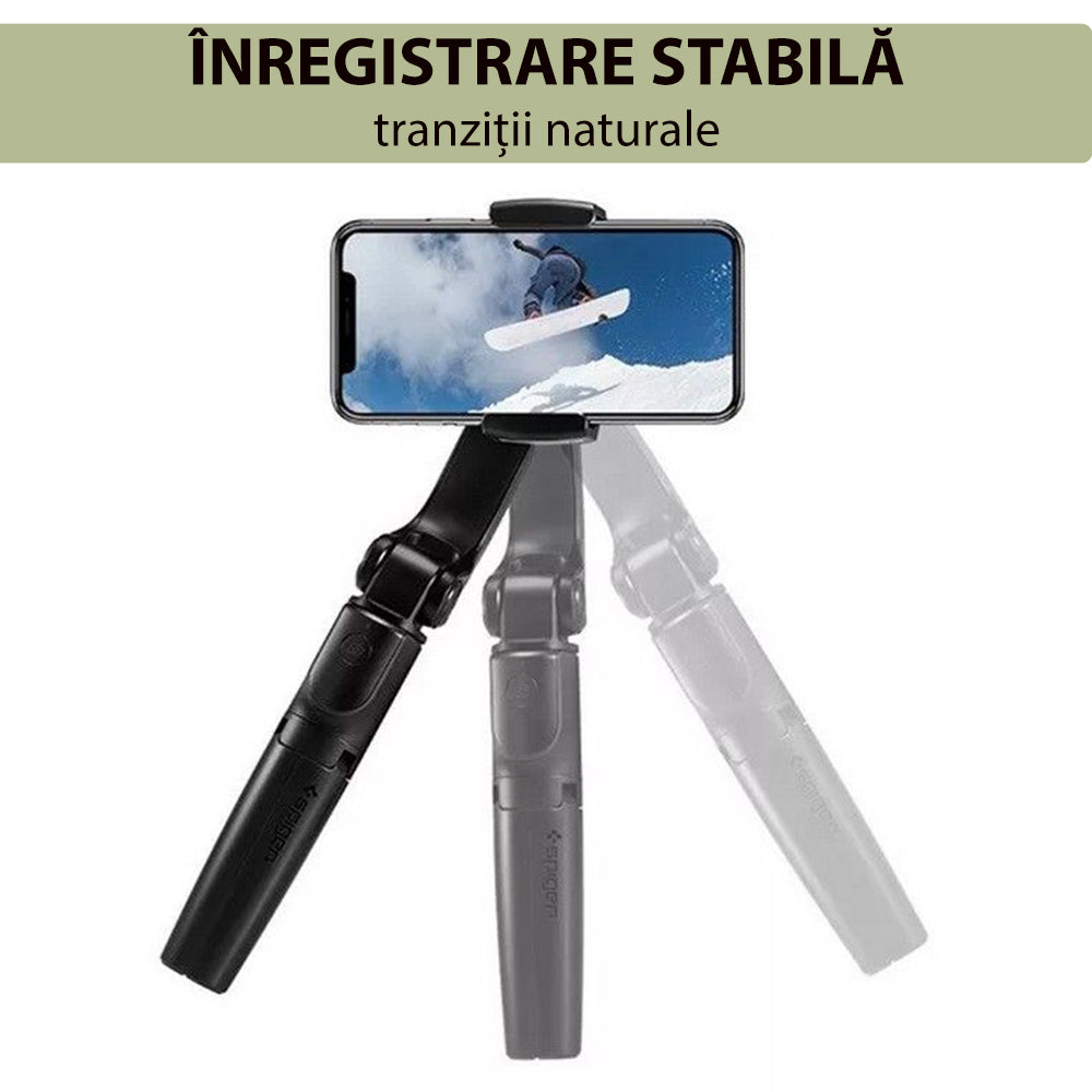 Gimbal Σταθεροποιητής Spigen S610W Gimbal, Παγκόσμιος, Μαύρο