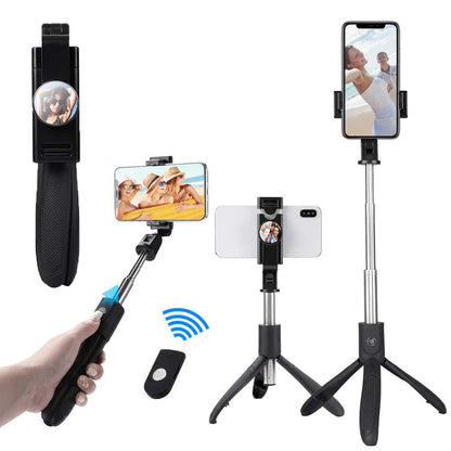 Selfie Stick Bluetooth Techsuit K06, Universal, Μαύρο