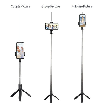 Selfie Stick Bluetooth Techsuit K06, Universal, Μαύρο