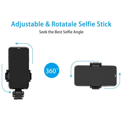 Selfie Stick Bluetooth Techsuit L01, Universal, Μαύρο