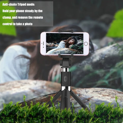 Selfie Stick Bluetooth Techsuit L01, Universal, Μαύρο