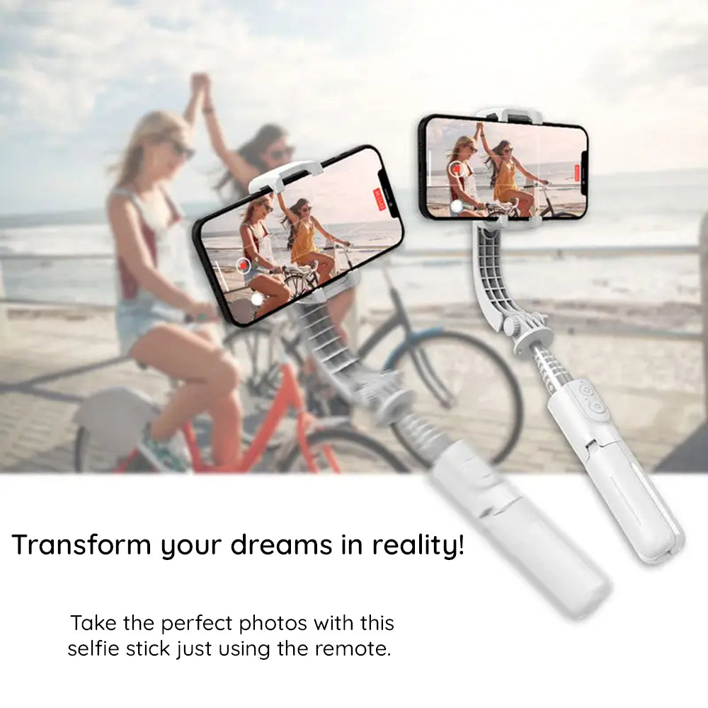 Selfie Stick Bluetooth Techsuit L08Mini, Universal, Μαύρο