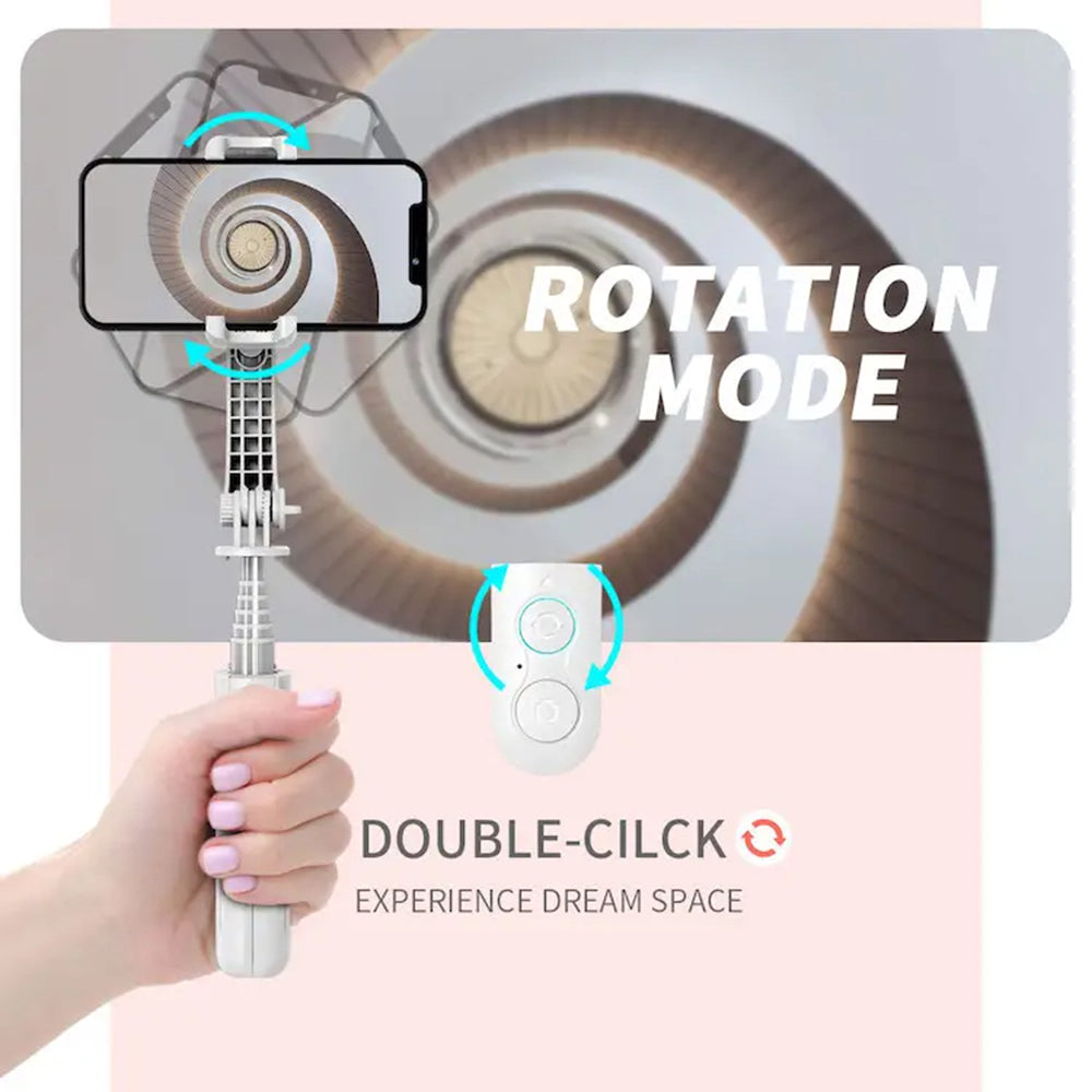 Selfie Stick Bluetooth Techsuit L08Mini, Universal, Μαύρο