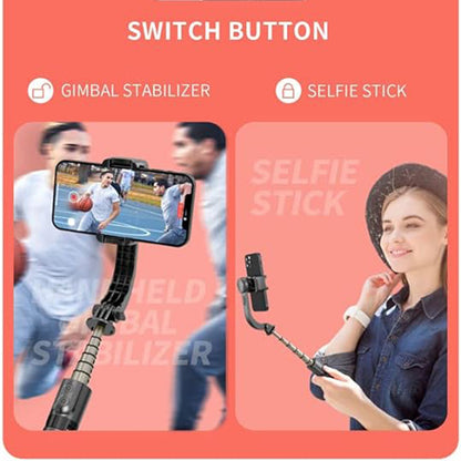 Selfie Stick Bluetooth Techsuit L08Mini, Universal, Μαύρο
