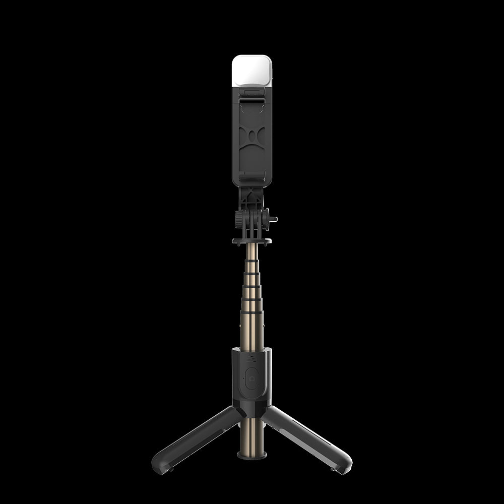 Selfie Stick Bluetooth Techsuit L10s, Universal, Black