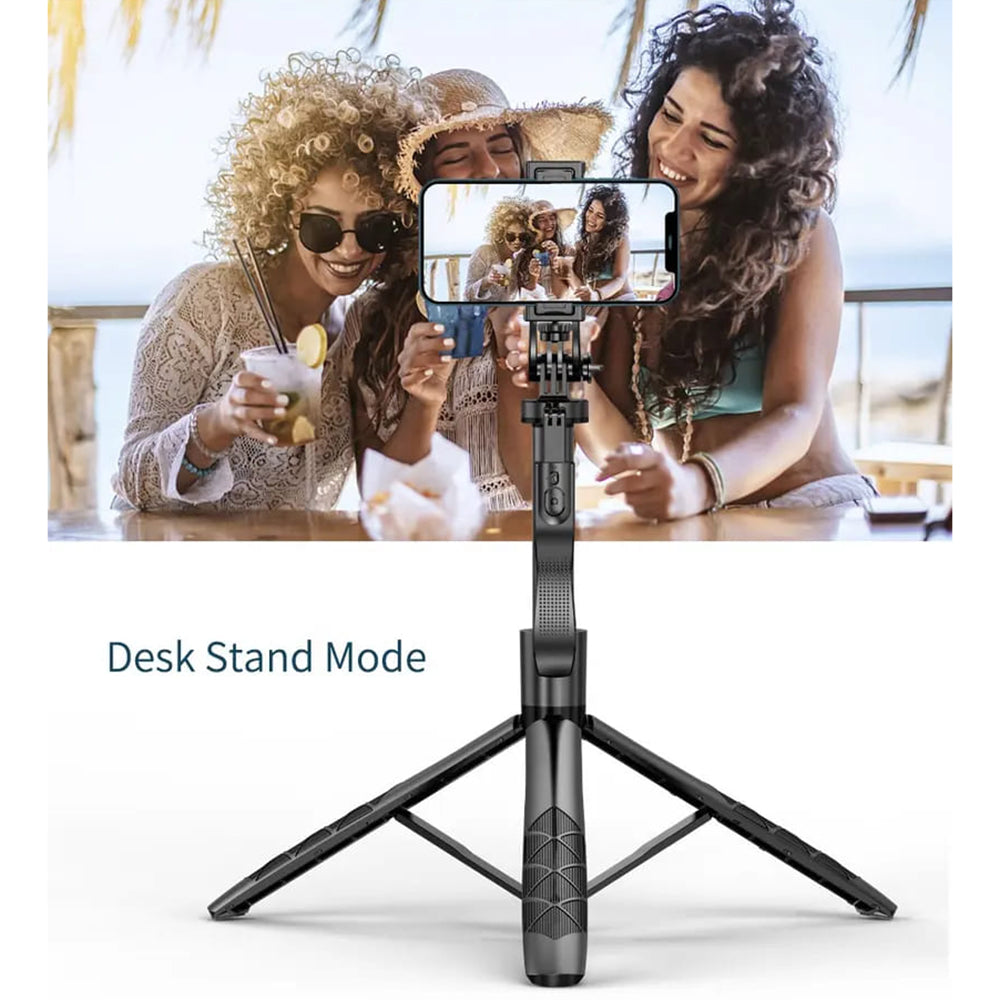 Selfie Stick Bluetooth Techsuit L16, Παγκόσμιος, Μαύρο
