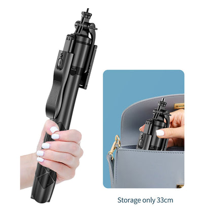 Selfie Stick Bluetooth Techsuit L16, Παγκόσμιος, Μαύρο