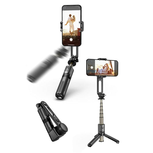 Selfie Stick Bluetooth Techsuit L18Mini, Παγκόσμιος, Μαύρο