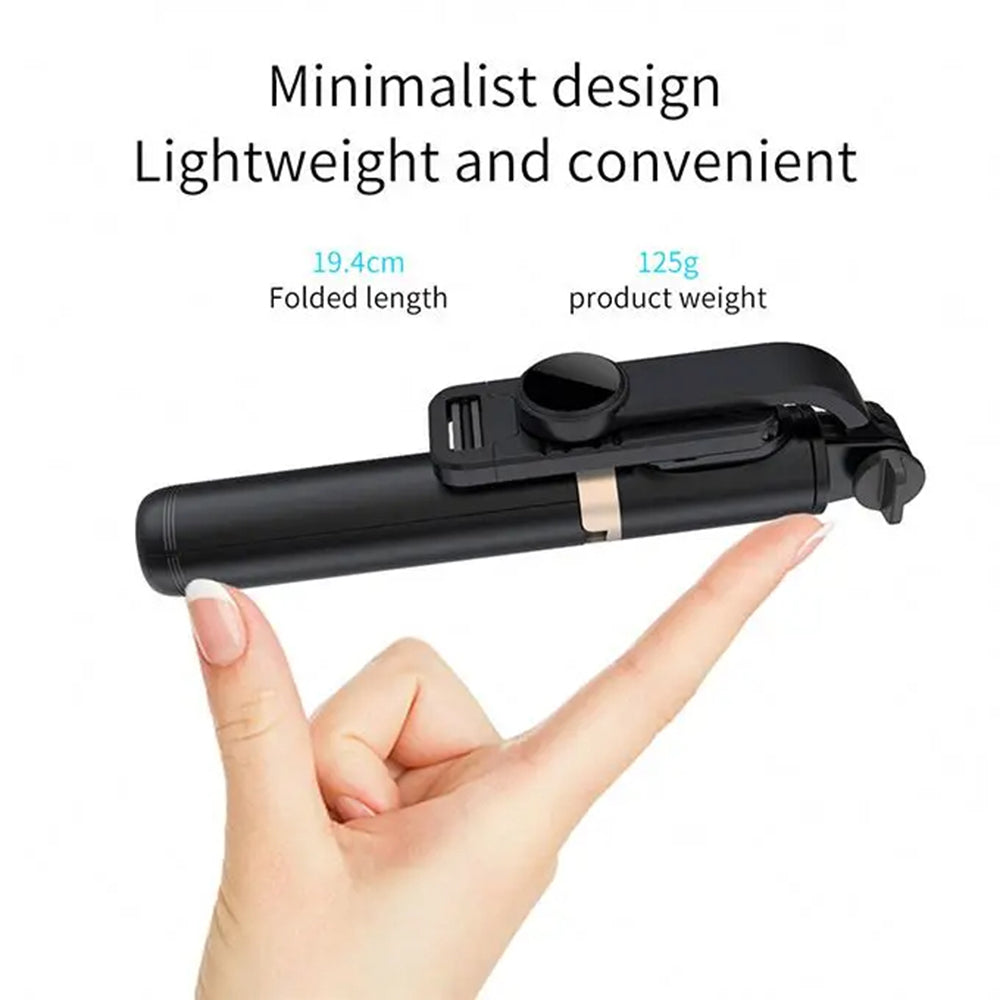 Selfie Stick Bluetooth Techsuit Q03, Παγκόσμιος, Μαύρο