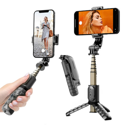 Selfie Stick Bluetooth Techsuit Q10, Παγκόσμιος, Μαύρο