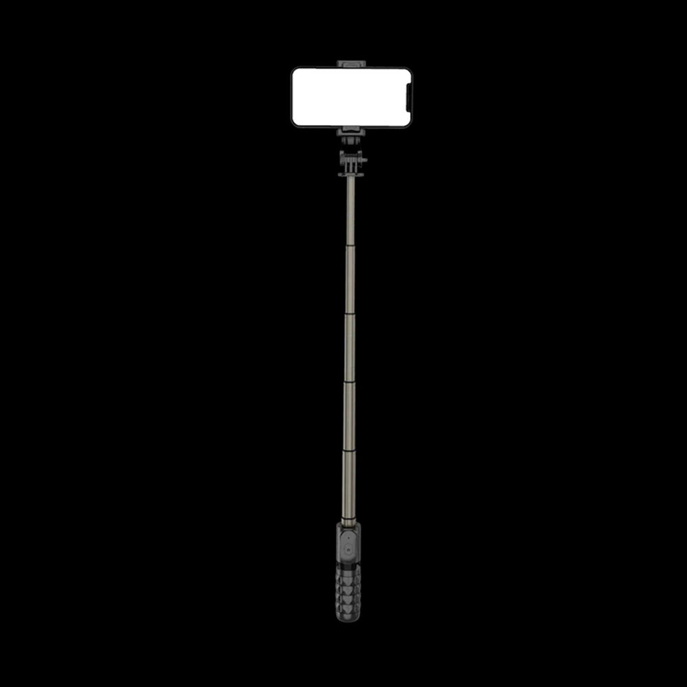 Selfie Stick Bluetooth Techsuit Q10, Παγκόσμιος, Μαύρο