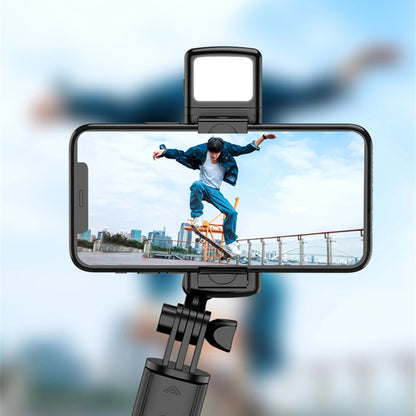 Selfie Stick Bluetooth Techsuit S03-S, Παγκόσμιος, Μαύρο