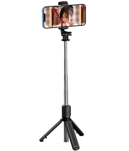 Selfie Stick Bluetooth XO Design SS09, Παγκόσμιος, Μαύρο