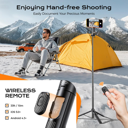 Selfie Stick Bluetooth XO Design SS30, Universal, Μαύρο