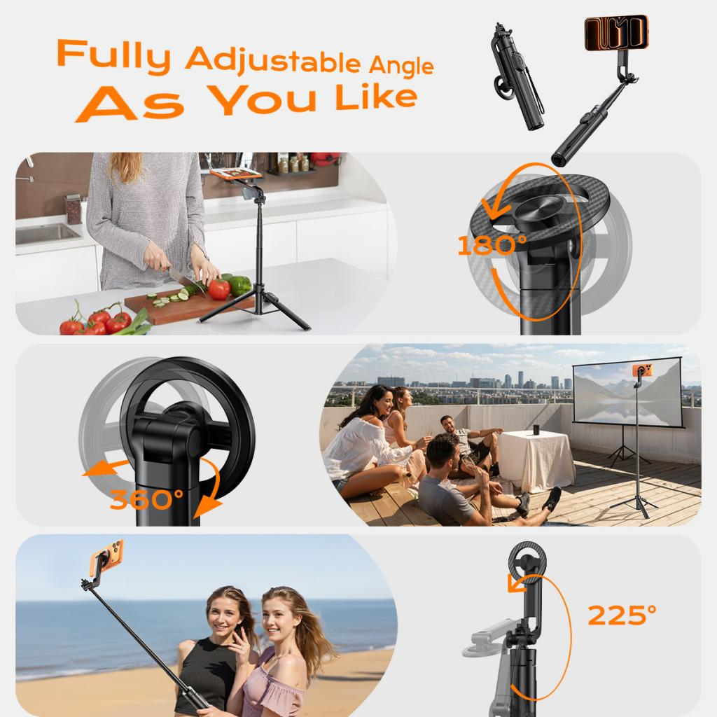 Selfie Stick Bluetooth XO Design SS30, Universal, Μαύρο