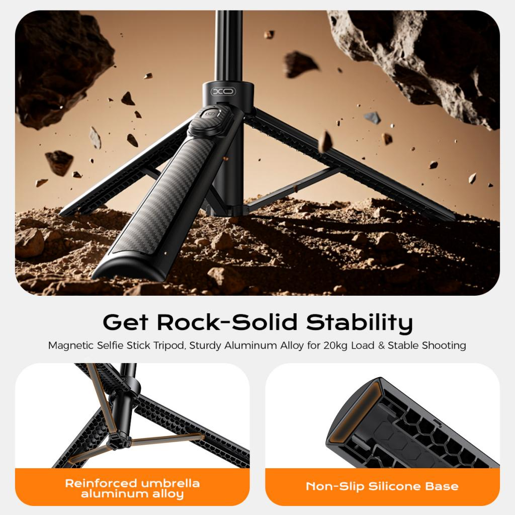 Selfie Stick Bluetooth XO Design SS30, Universal, Μαύρο