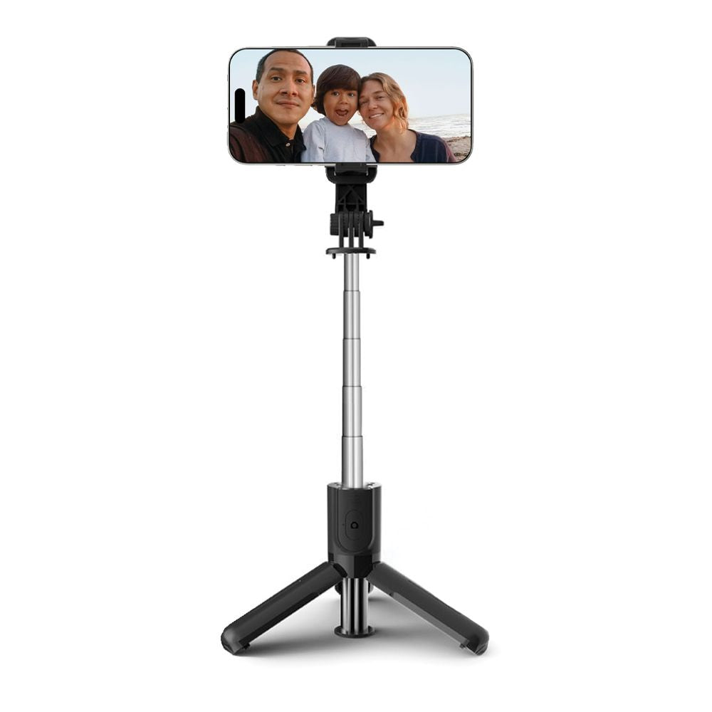 Selfie Stick Bluetooth Tech-Protect L02S, γενικής χρήσης, μαύρο 