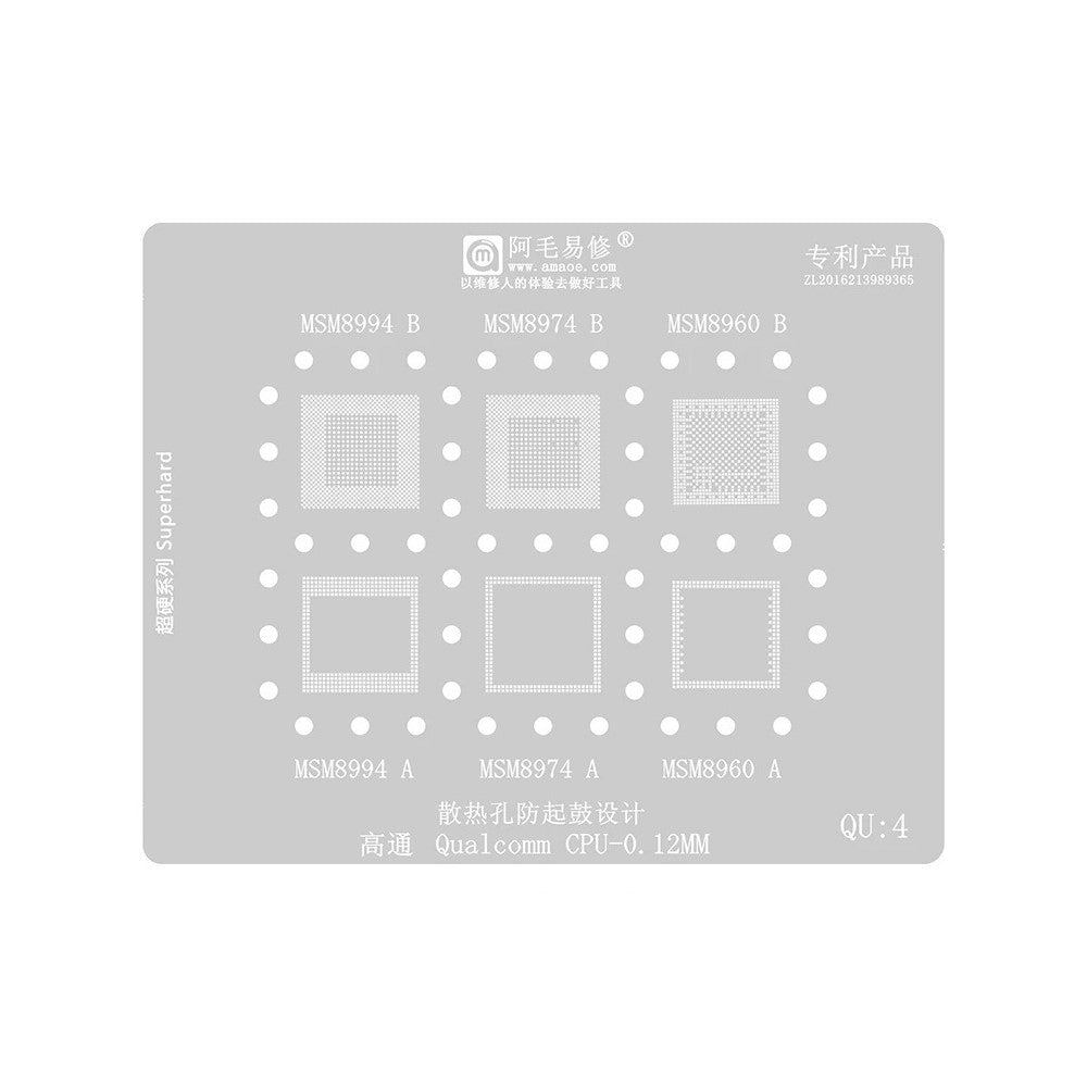 Σίτα BGA Amaoe για CPU Qualcomm QU1-8 Series