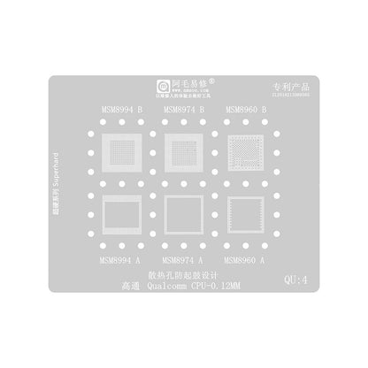 Σίτα BGA Amaoe για CPU Qualcomm QU1-8 Series