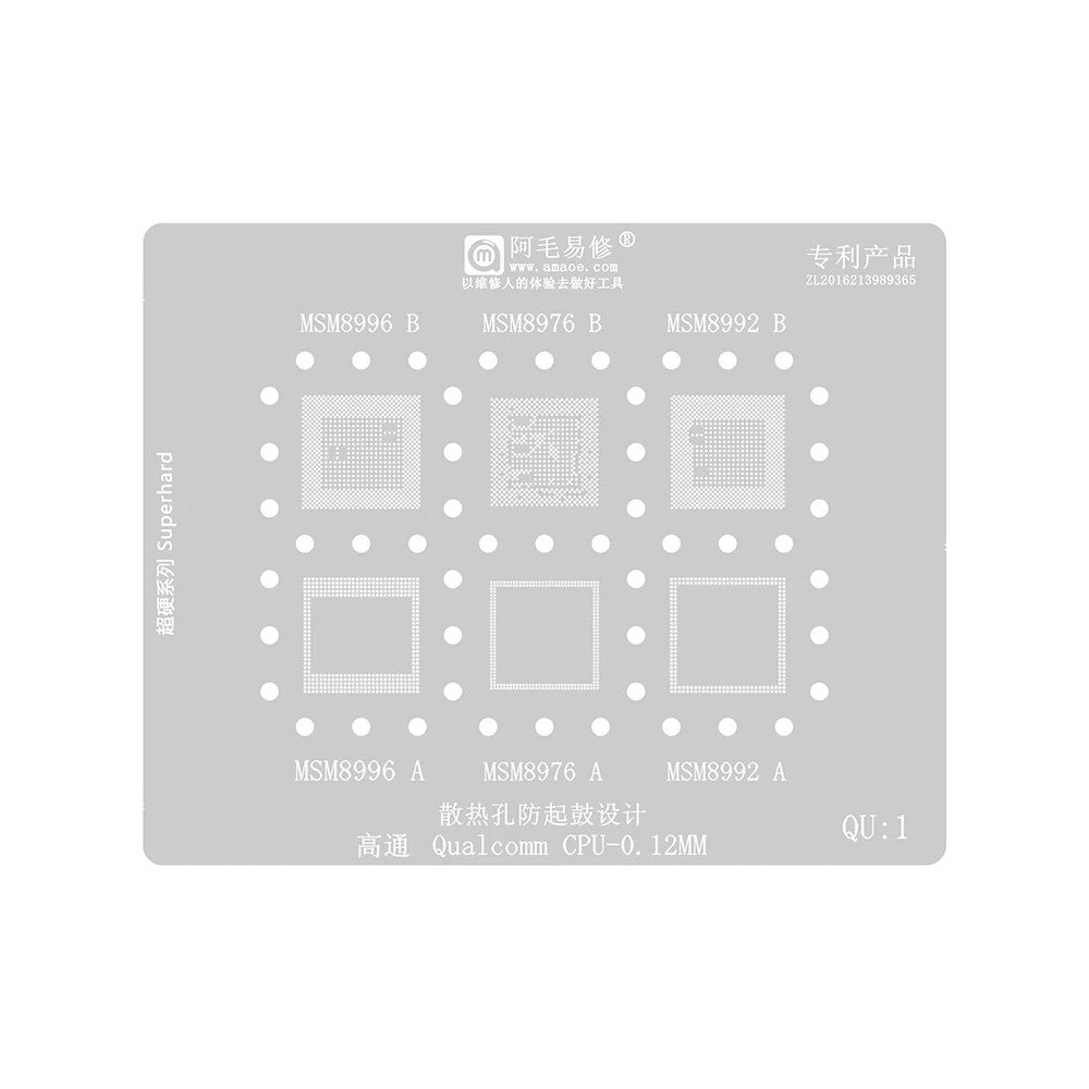Σίτα BGA Amaoe για CPU Qualcomm QU1-8 Series
