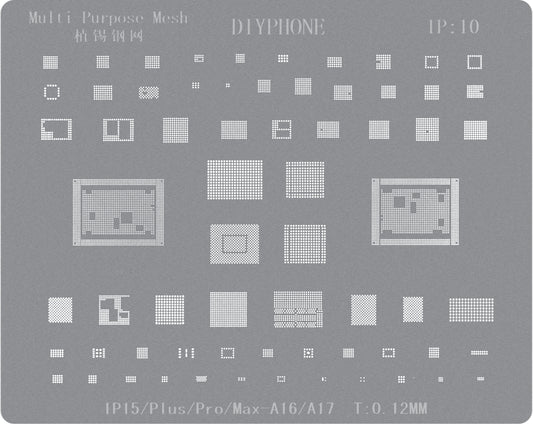BGA DIYPhone Stencil for Apple iPhone 15 Series