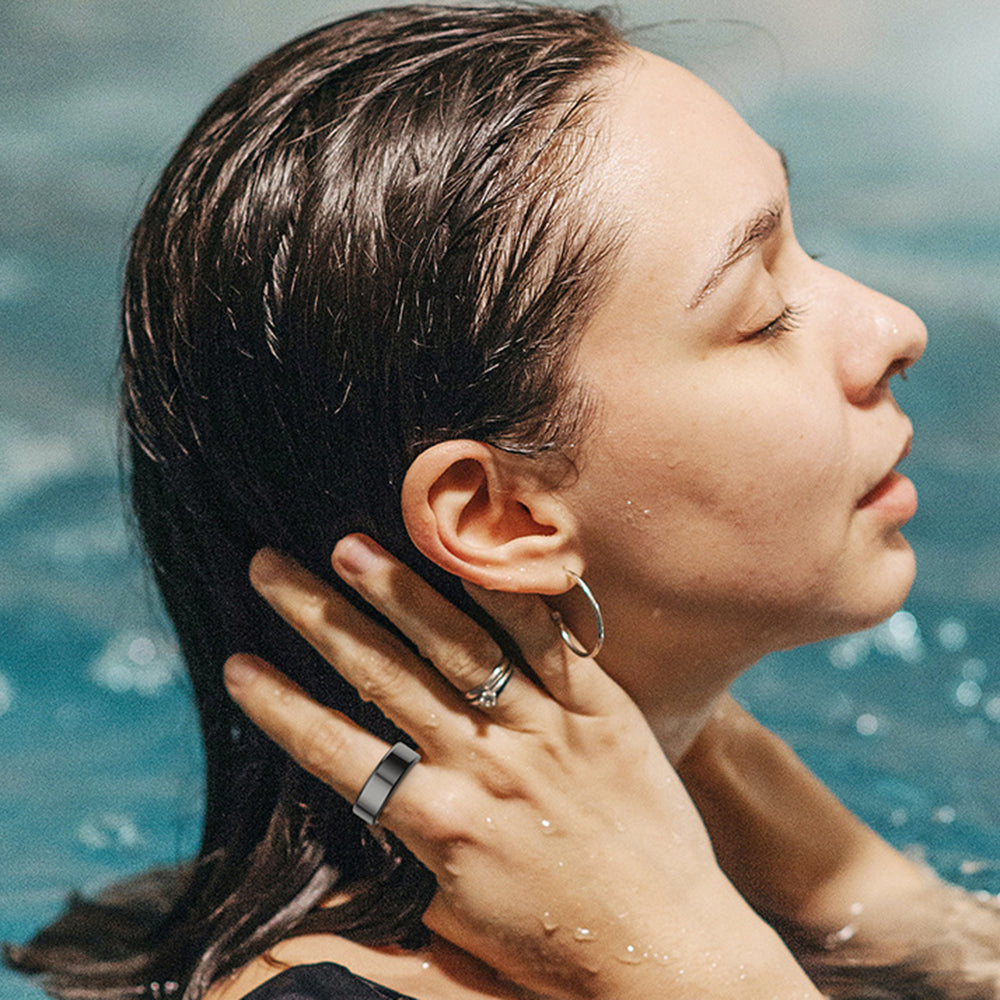 Smart Ring Techsuit R02, Μέγεθος 11, Ροζ Χρυσό