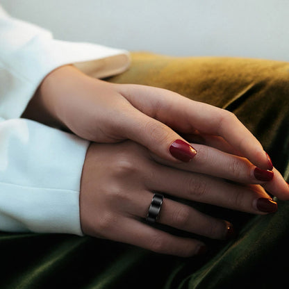 Smart Ring Techsuit R6, Μέγεθος 8, Μαύρο