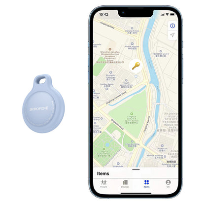 SmartTag Borofone BC101 Exquisite για iOS Series, Μαύρο