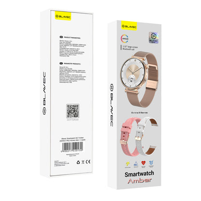 Έξυπνο ρολόι Blavec W17 Amber, Ροζ Χρυσό