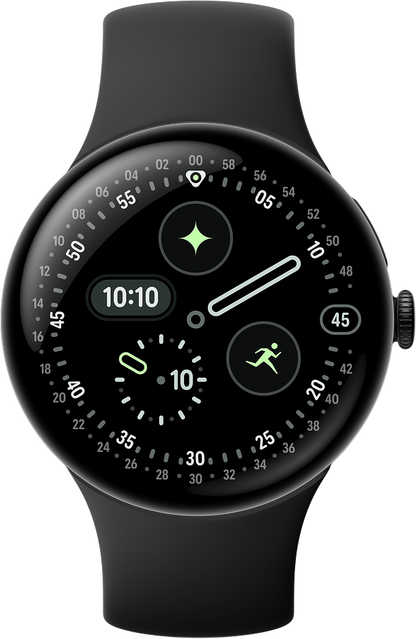 Smartwatch Google Pixel Watch 4, 45mm, Wi-Fi, Μαύρο GA09962-EU