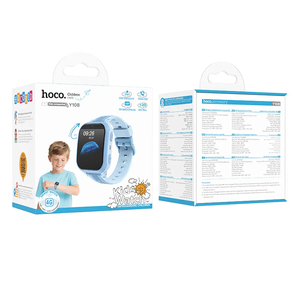 Smartwatch HOCO Y108 Kids Call, Μπλε